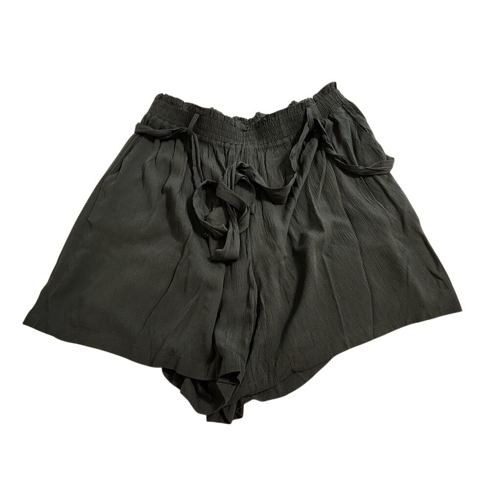 City chic shorts tropical tie jungle green‎ plus size 18 medium new!!!